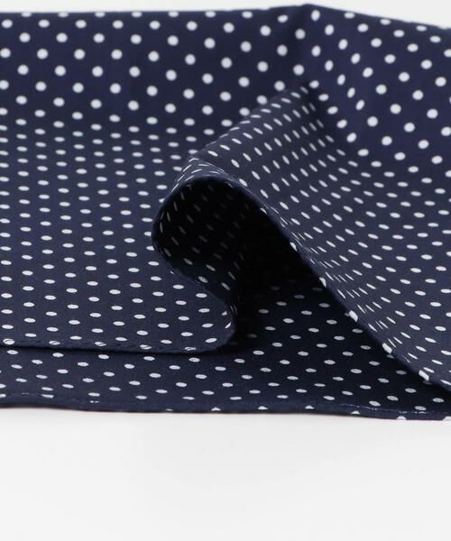 URBAN RESEARCH DOORS / アーバンリサーチ ドアーズ ハンカチ | LIFE STYLE TAILOR　ドット柄コットンハンカチ | 詳細5