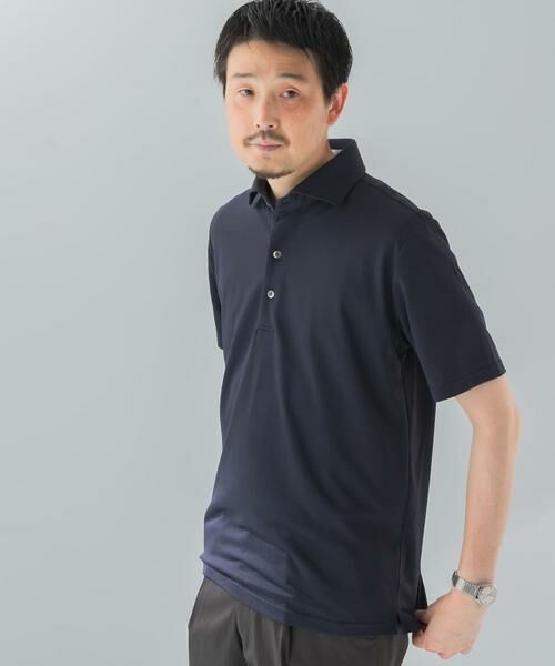 URBAN RESEARCH DOORS / アーバンリサーチ ドアーズ シャツ・ブラウス | 『イージーケア/速乾性』LIFE STYLE TAILOR　トリコット半袖プルオーバー | 詳細1