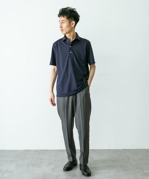 URBAN RESEARCH DOORS / アーバンリサーチ ドアーズ シャツ・ブラウス | 『イージーケア/速乾性』LIFE STYLE TAILOR　トリコット半袖プルオーバー | 詳細13