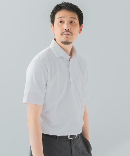 URBAN RESEARCH DOORS / アーバンリサーチ ドアーズ シャツ・ブラウス | 『イージーケア/速乾性』LIFE STYLE TAILOR　トリコット半袖プルオーバー | 詳細27