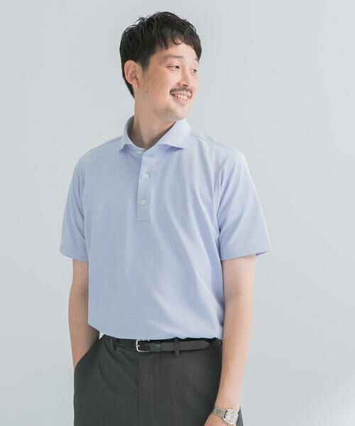 URBAN RESEARCH DOORS/アーバンリサーチ ドアーズ 『イージーケア/吸水速乾』LIFE STYLE TAILOR アルティマセミワイド半袖プルオーバー1 ブルー M URBAN RESEARCH DOORS/アーバンリサーチ ドアーズ 『イージーケア/吸水速乾』LIFE STYLE TAILOR アルティマセミワイド半袖プルオーバー1 ブルー M