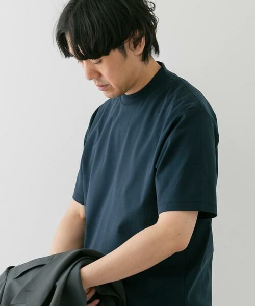 URBAN RESEARCH DOORS / アーバンリサーチ ドアーズ シャツ・ブラウス | 『抗菌/防臭』LIFE STYLE TAILOR　シルケットポンチストレッチTシャツ | 詳細1
