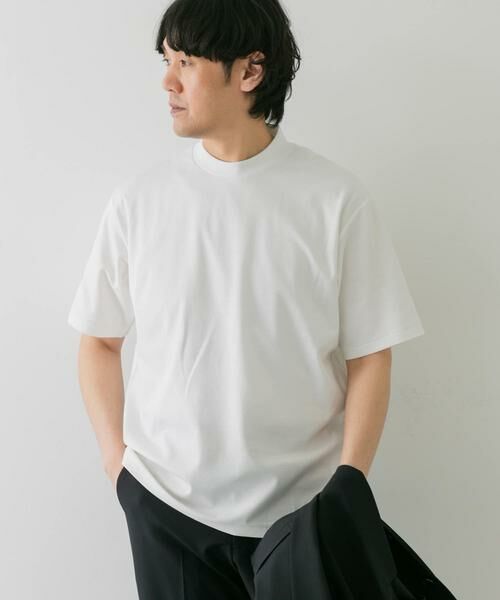 URBAN RESEARCH DOORS / アーバンリサーチ ドアーズ シャツ・ブラウス | 『抗菌/防臭』LIFE STYLE TAILOR　シルケットポンチストレッチTシャツ | 詳細16
