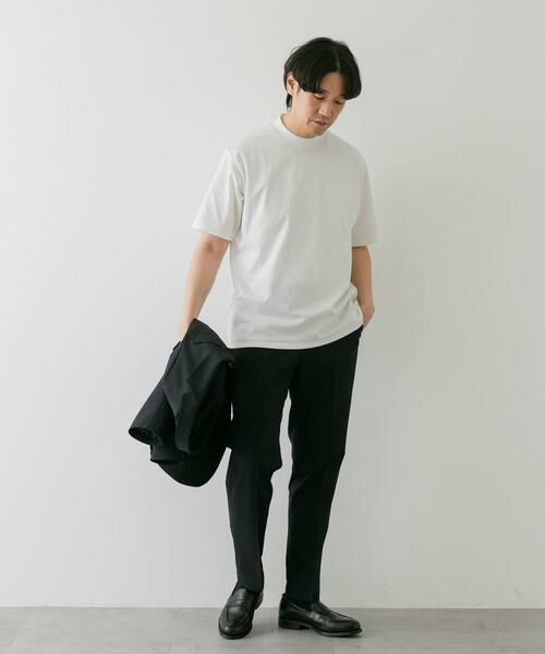 URBAN RESEARCH DOORS / アーバンリサーチ ドアーズ シャツ・ブラウス | 『抗菌/防臭』LIFE STYLE TAILOR　シルケットポンチストレッチTシャツ | 詳細20
