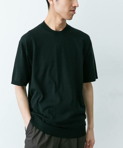 URBAN RESEARCH DOORS / アーバンリサーチ ドアーズ シャツ・ブラウス | LIFE STYLE TAILOR　ハイゲージクルーネック半袖ニット | 詳細10