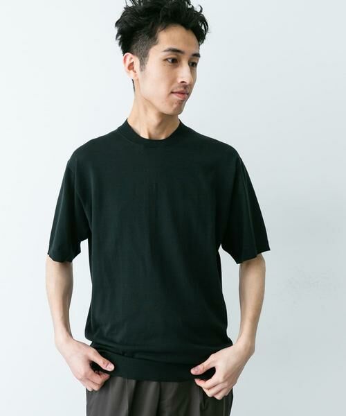 URBAN RESEARCH DOORS / アーバンリサーチ ドアーズ シャツ・ブラウス | LIFE STYLE TAILOR　ハイゲージクルーネック半袖ニット | 詳細11