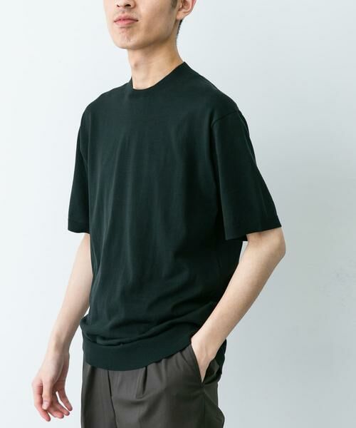 URBAN RESEARCH DOORS / アーバンリサーチ ドアーズ シャツ・ブラウス | LIFE STYLE TAILOR　ハイゲージクルーネック半袖ニット | 詳細9