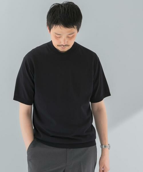 URBAN RESEARCH DOORS / アーバンリサーチ ドアーズ シャツ・ブラウス | LIFE STYLE TAILOR　ハイゲージクルーネック半袖ニット | 詳細18