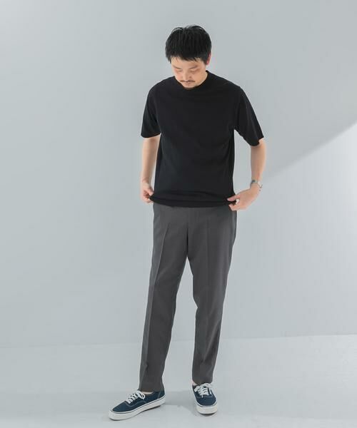 URBAN RESEARCH DOORS / アーバンリサーチ ドアーズ シャツ・ブラウス | LIFE STYLE TAILOR　ハイゲージクルーネック半袖ニット | 詳細20