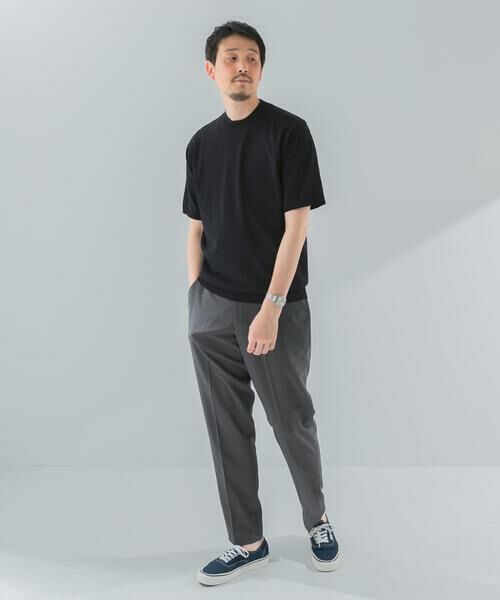 URBAN RESEARCH DOORS / アーバンリサーチ ドアーズ シャツ・ブラウス | LIFE STYLE TAILOR　ハイゲージクルーネック半袖ニット | 詳細21