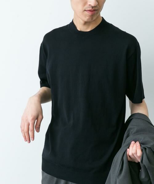 URBAN RESEARCH DOORS / アーバンリサーチ ドアーズ シャツ・ブラウス | LIFE STYLE TAILOR　ハイゲージクルーネック半袖ニット | 詳細23