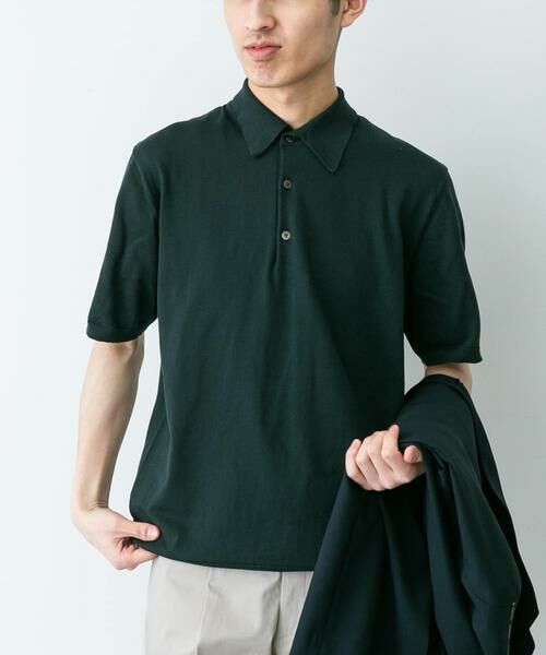 URBAN RESEARCH DOORS / アーバンリサーチ ドアーズ シャツ・ブラウス | 『UR TECH ひやサラクール』『接触冷感/UVカット』 ニットポロシャツ | 詳細11