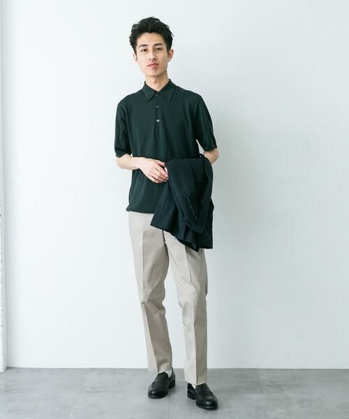 URBAN RESEARCH DOORS / アーバンリサーチ ドアーズ シャツ・ブラウス | 『UR TECH ひやサラクール』『接触冷感/UVカット』 ニットポロシャツ | 詳細13