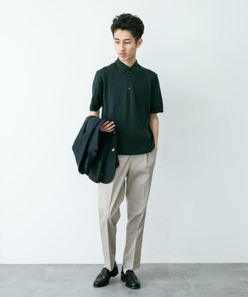 URBAN RESEARCH DOORS / アーバンリサーチ ドアーズ シャツ・ブラウス | 『UR TECH ひやサラクール』『接触冷感/UVカット』 ニットポロシャツ | 詳細14