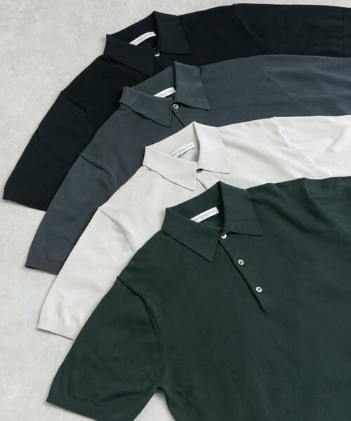 URBAN RESEARCH DOORS / アーバンリサーチ ドアーズ シャツ・ブラウス | 『UR TECH ひやサラクール』『接触冷感/UVカット』 ニットポロシャツ | 詳細15