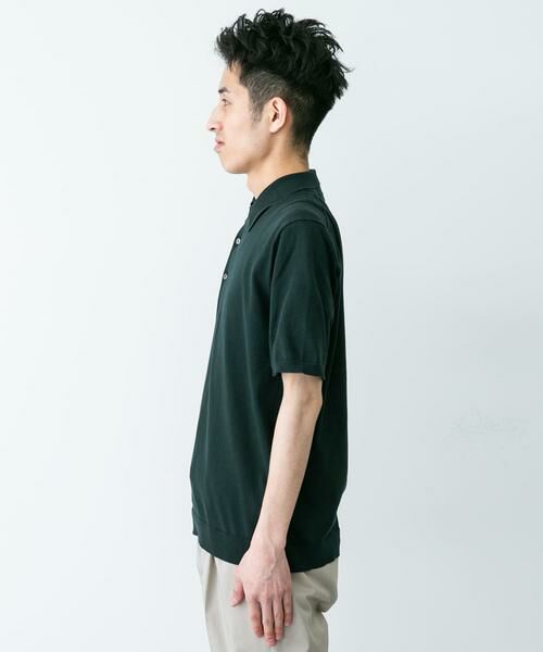 URBAN RESEARCH DOORS / アーバンリサーチ ドアーズ シャツ・ブラウス | 『UR TECH ひやサラクール』『接触冷感/UVカット』 ニットポロシャツ | 詳細17