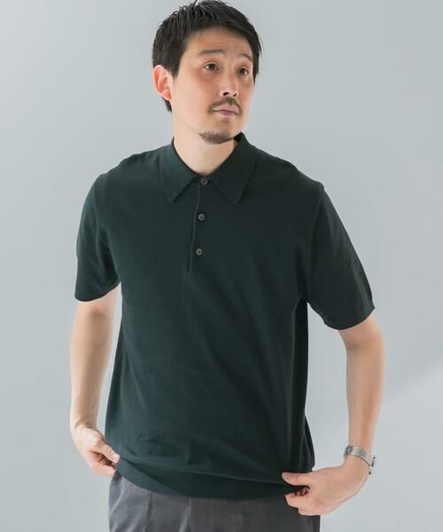 URBAN RESEARCH DOORS / アーバンリサーチ ドアーズ シャツ・ブラウス | 『UR TECH ひやサラクール』『接触冷感/UVカット』 ニットポロシャツ | 詳細4