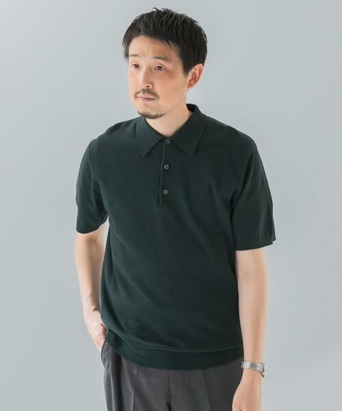 URBAN RESEARCH DOORS / アーバンリサーチ ドアーズ シャツ・ブラウス | 『UR TECH ひやサラクール』『接触冷感/UVカット』 ニットポロシャツ | 詳細5