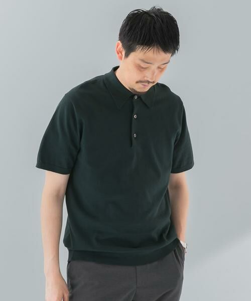 URBAN RESEARCH DOORS / アーバンリサーチ ドアーズ シャツ・ブラウス | 『UR TECH ひやサラクール』『接触冷感/UVカット』 ニットポロシャツ | 詳細6