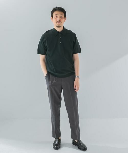 URBAN RESEARCH DOORS / アーバンリサーチ ドアーズ シャツ・ブラウス | 『UR TECH ひやサラクール』『接触冷感/UVカット』 ニットポロシャツ | 詳細7