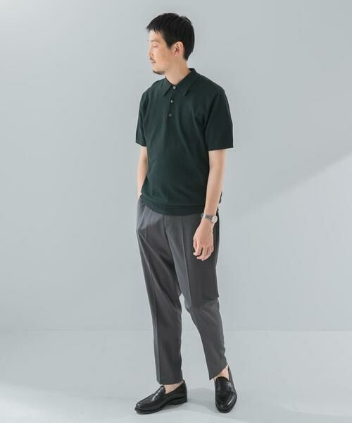 URBAN RESEARCH DOORS / アーバンリサーチ ドアーズ シャツ・ブラウス | 『UR TECH ひやサラクール』『接触冷感/UVカット』 ニットポロシャツ | 詳細8