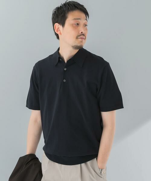 URBAN RESEARCH DOORS / アーバンリサーチ ドアーズ シャツ・ブラウス | 『UR TECH ひやサラクール』『接触冷感/UVカット』 ニットポロシャツ | 詳細21