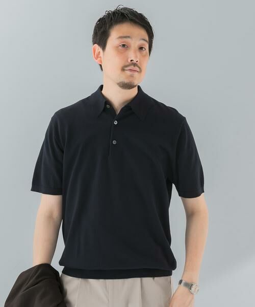 URBAN RESEARCH DOORS / アーバンリサーチ ドアーズ シャツ・ブラウス | 『UR TECH ひやサラクール』『接触冷感/UVカット』 ニットポロシャツ | 詳細22