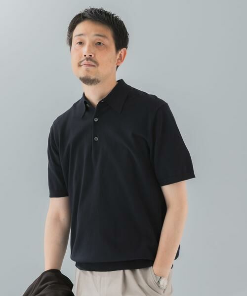 URBAN RESEARCH DOORS / アーバンリサーチ ドアーズ シャツ・ブラウス | 『UR TECH ひやサラクール』『接触冷感/UVカット』 ニットポロシャツ | 詳細23