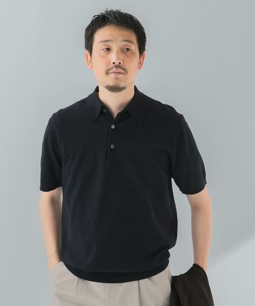 URBAN RESEARCH DOORS / アーバンリサーチ ドアーズ シャツ・ブラウス | 『UR TECH ひやサラクール』『接触冷感/UVカット』 ニットポロシャツ | 詳細25