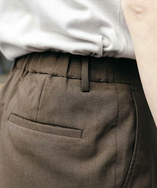 URBAN RESEARCH DOORS / アーバンリサーチ ドアーズ スラックス・ドレスパンツ | LIFE STYLE TAILOR　リネンライクコンフォータブルパンツ | 詳細10