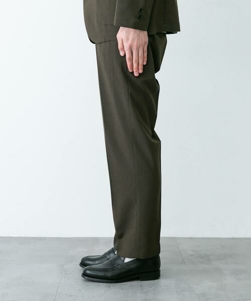 URBAN RESEARCH DOORS / アーバンリサーチ ドアーズ スラックス・ドレスパンツ | LIFE STYLE TAILOR　リネンライクコンフォータブルパンツ | 詳細13