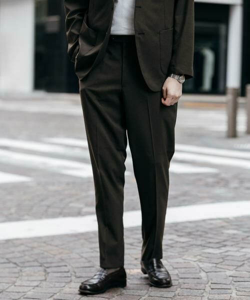 URBAN RESEARCH DOORS / アーバンリサーチ ドアーズ スラックス・ドレスパンツ | LIFE STYLE TAILOR　リネンライクコンフォータブルパンツ | 詳細16