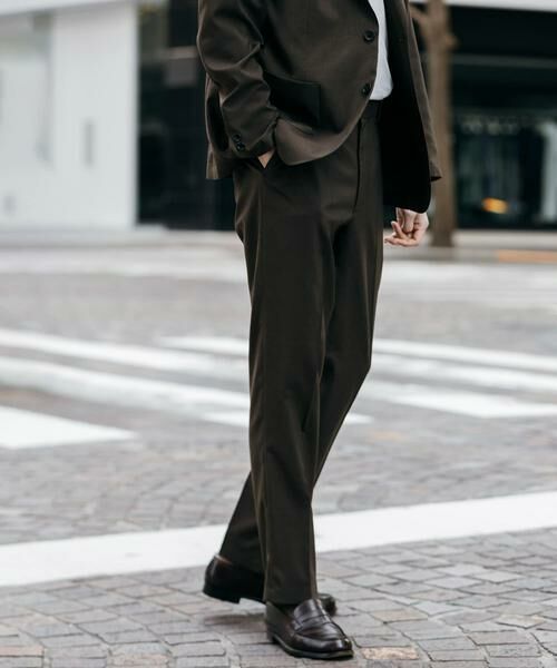 URBAN RESEARCH DOORS / アーバンリサーチ ドアーズ スラックス・ドレスパンツ | LIFE STYLE TAILOR　リネンライクコンフォータブルパンツ | 詳細17