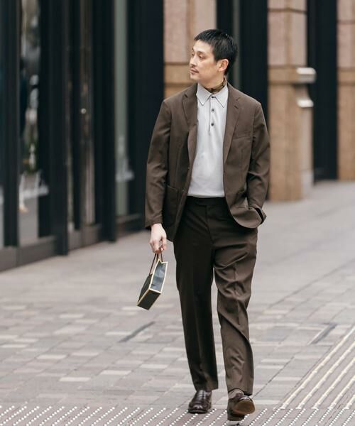 URBAN RESEARCH DOORS / アーバンリサーチ ドアーズ スラックス・ドレスパンツ | LIFE STYLE TAILOR　リネンライクコンフォータブルパンツ | 詳細2