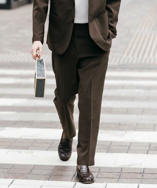 URBAN RESEARCH DOORS / アーバンリサーチ ドアーズ スラックス・ドレスパンツ | LIFE STYLE TAILOR　リネンライクコンフォータブルパンツ | 詳細20