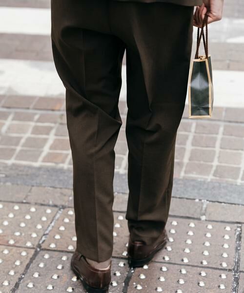 URBAN RESEARCH DOORS / アーバンリサーチ ドアーズ スラックス・ドレスパンツ | LIFE STYLE TAILOR　リネンライクコンフォータブルパンツ | 詳細21