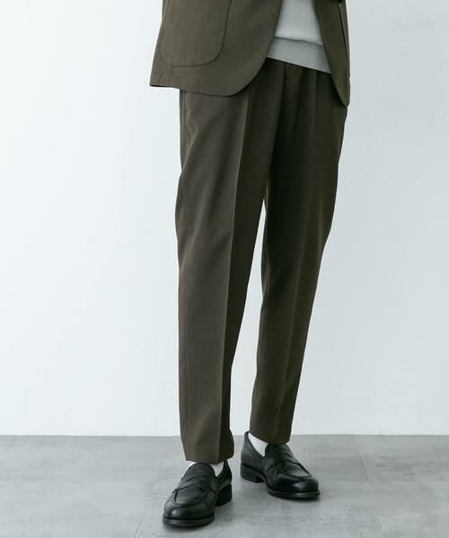URBAN RESEARCH DOORS / アーバンリサーチ ドアーズ スラックス・ドレスパンツ | LIFE STYLE TAILOR　リネンライクコンフォータブルパンツ | 詳細7