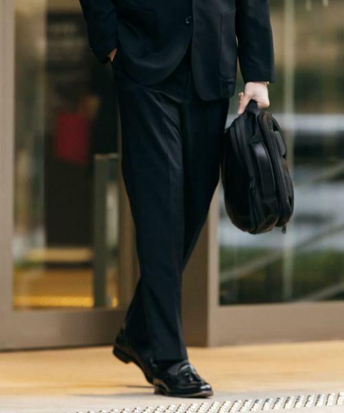 URBAN RESEARCH DOORS / アーバンリサーチ ドアーズ スラックス・ドレスパンツ | LIFE STYLE TAILOR　リネンライクコンフォータブルパンツ | 詳細25