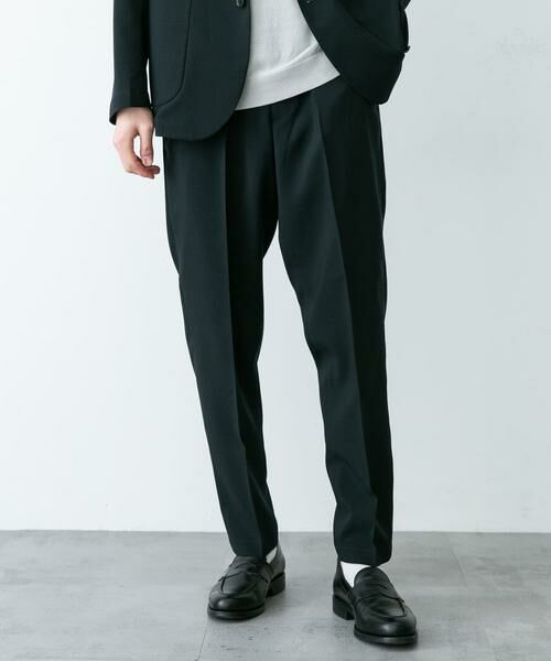 URBAN RESEARCH DOORS / アーバンリサーチ ドアーズ スラックス・ドレスパンツ | LIFE STYLE TAILOR　リネンライクコンフォータブルパンツ | 詳細29