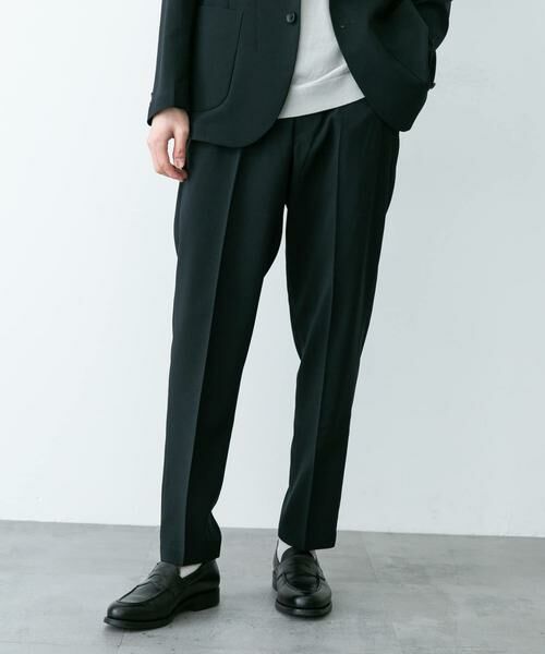 URBAN RESEARCH DOORS / アーバンリサーチ ドアーズ スラックス・ドレスパンツ | LIFE STYLE TAILOR　リネンライクコンフォータブルパンツ | 詳細30