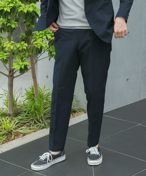 URBAN RESEARCH DOORS / アーバンリサーチ ドアーズ スラックス・ドレスパンツ | 『イージーケア』LIFE STYLE TAILOR　シアサッカーコンフォータブルパンツ | 詳細1