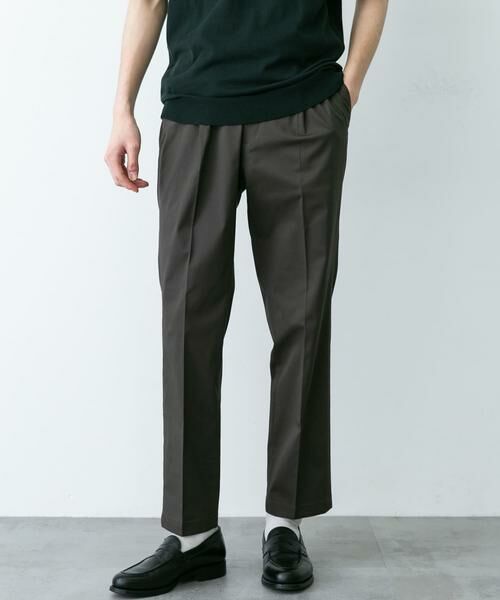 URBAN RESEARCH DOORS / アーバンリサーチ ドアーズ スラックス・ドレスパンツ | LIFE STYLE TAILOR ストレッチコットンパンツ | 詳細1