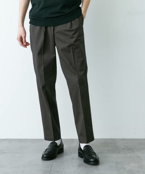 URBAN RESEARCH DOORS/アーバンリサーチ ドアーズ LIFE STYLE TAILOR ストレッチコットンパンツ チャコールグレー 46 URBAN RESEARCH DOORS/アーバンリサーチ ドアーズ LIFE STYLE TAILOR ストレッチコットンパンツ チャコールグレー 46
