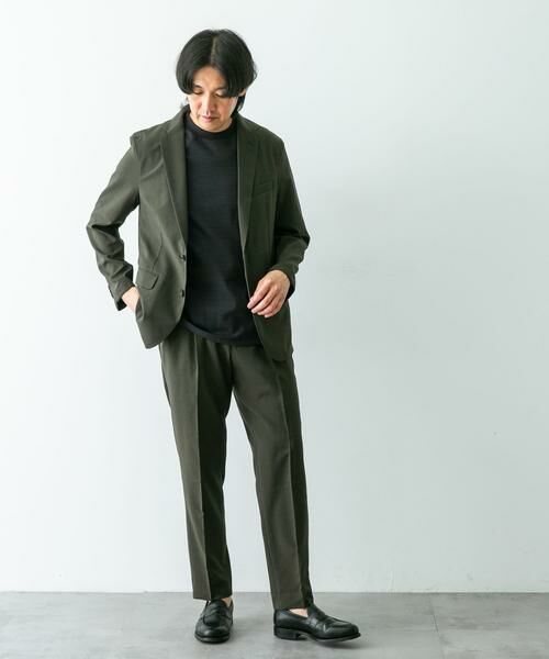 URBAN RESEARCH DOORS / アーバンリサーチ ドアーズ スラックス・ドレスパンツ | 『イージーケア』LIFE STYLE TAILOR メランジトロストレッチパンツ | 詳細10