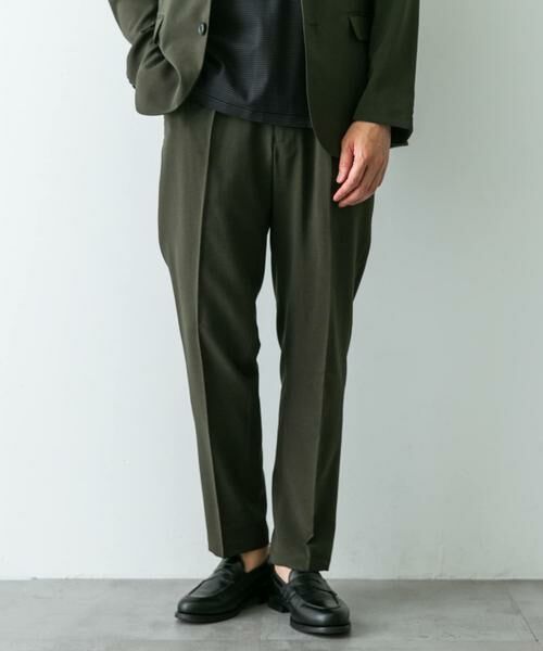 URBAN RESEARCH DOORS / アーバンリサーチ ドアーズ スラックス・ドレスパンツ | 『イージーケア』LIFE STYLE TAILOR メランジトロストレッチパンツ | 詳細4