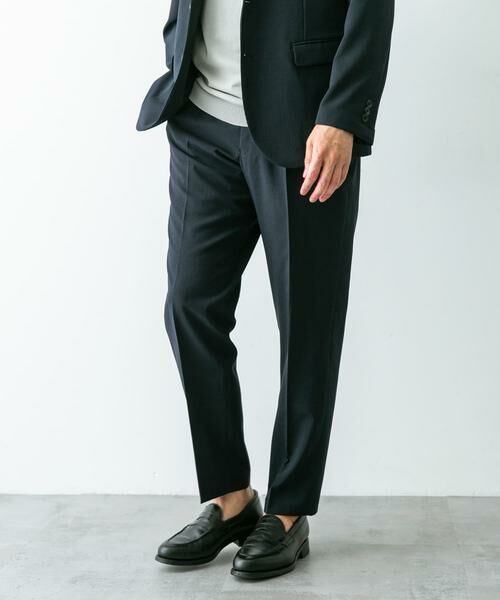 URBAN RESEARCH DOORS / アーバンリサーチ ドアーズ スラックス・ドレスパンツ | 『イージーケア』LIFE STYLE TAILOR メランジトロストレッチパンツ | 詳細15