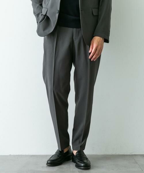 URBAN RESEARCH DOORS / アーバンリサーチ ドアーズ スラックス・ドレスパンツ | 『イージーケア』LIFE STYLE TAILOR メランジトロストレッチパンツ | 詳細27