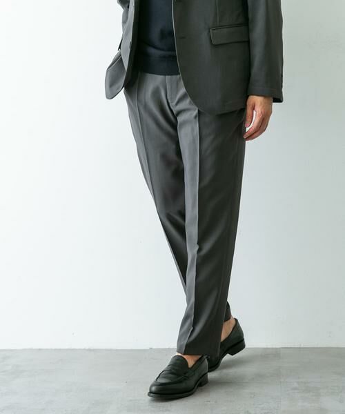 URBAN RESEARCH DOORS/アーバンリサーチ ドアーズ 『イージーケア』LIFE STYLE TAILOR メランジトロストレッチパンツ グレー L URBAN RESEARCH DOORS/アーバンリサーチ ドアーズ 『イージーケア』LIFE STYLE TAILOR メランジトロストレッチパンツ グレー L