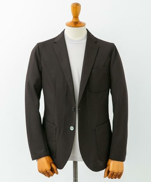 URBAN RESEARCH DOORS / アーバンリサーチ ドアーズ その他アウター | 『イージーケア/速乾』LIFE STYLE TAILOR　メランジニットイージージャケット | 詳細6