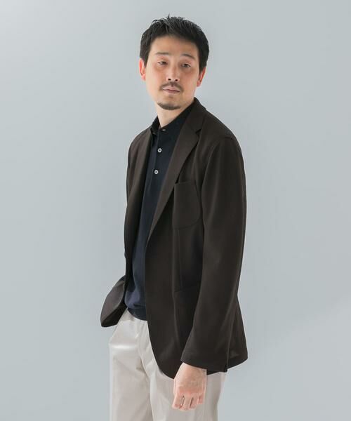 URBAN RESEARCH DOORS / アーバンリサーチ ドアーズ その他アウター | 『イージーケア/速乾』LIFE STYLE TAILOR　メランジニットイージージャケット | 詳細9